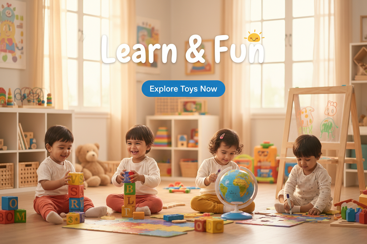 Learn & Fun Interactive Toys Banner