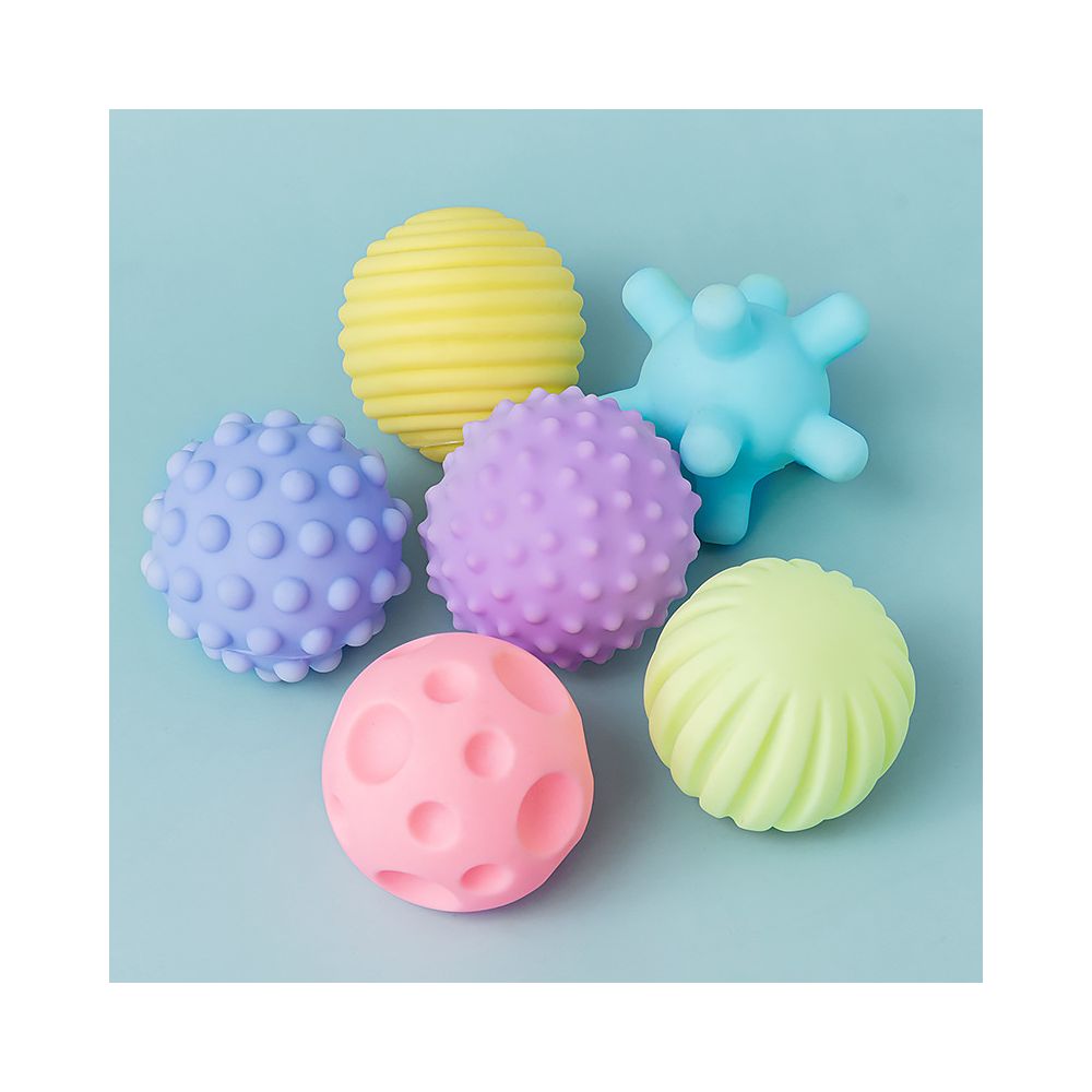 Manhattan children s soft rubber ball toy for babies gentle massage sensory stimulation educational bathing and infants