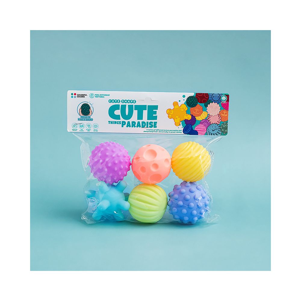 Manhattan children s soft rubber ball toy for babies gentle massage sensory stimulation educational bathing and infants