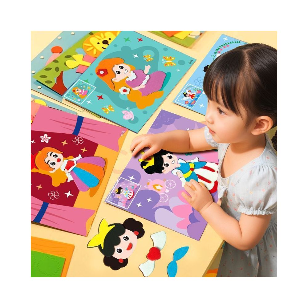 Manufacturer of 3D stickers children s stickers cartoon EVA kindergarten crafts educational DIY materials image 1