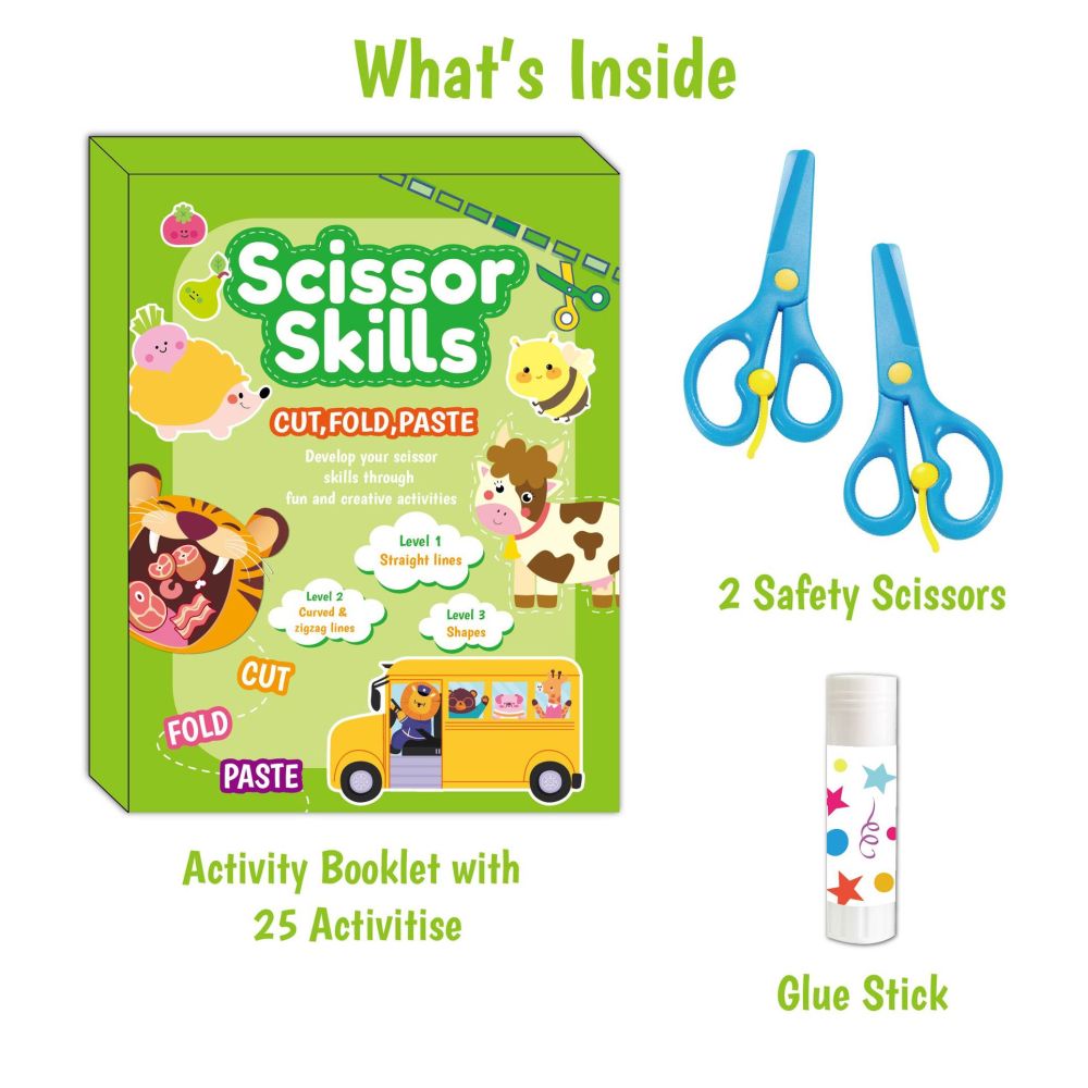 Paper cutting set for children DIY animal cartoon crafts toddler craft toys kindergarten educational paper cutting