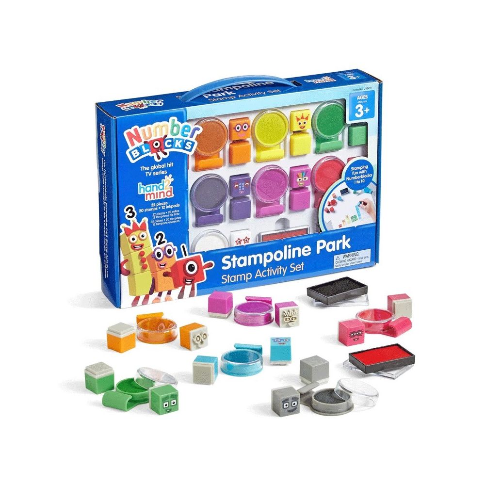 NumberBlocks co branded children s stamps washable safe and educational toys image 0