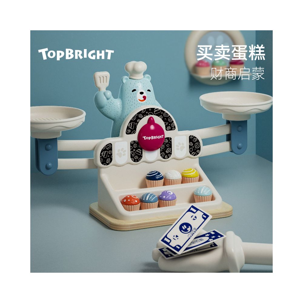 Teboer Bear Balance Scale Number Logic Thinking Desktop Game for Children Enhancing Number Concentration and Mathematical Ability image 2