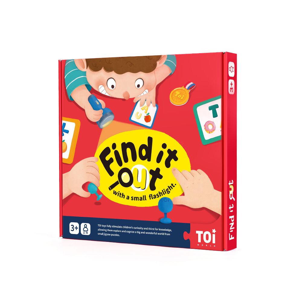 TOI Flashlight Search Game Children s Tabletop Game Toy Parent Child Early Education Interaction Ages 3 8 image 0