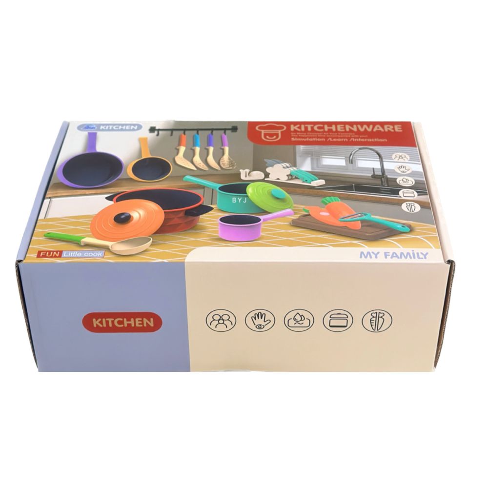 Pretend play kitchen tableware early education simulation children s cooking set for boys and girls educational toys image 4