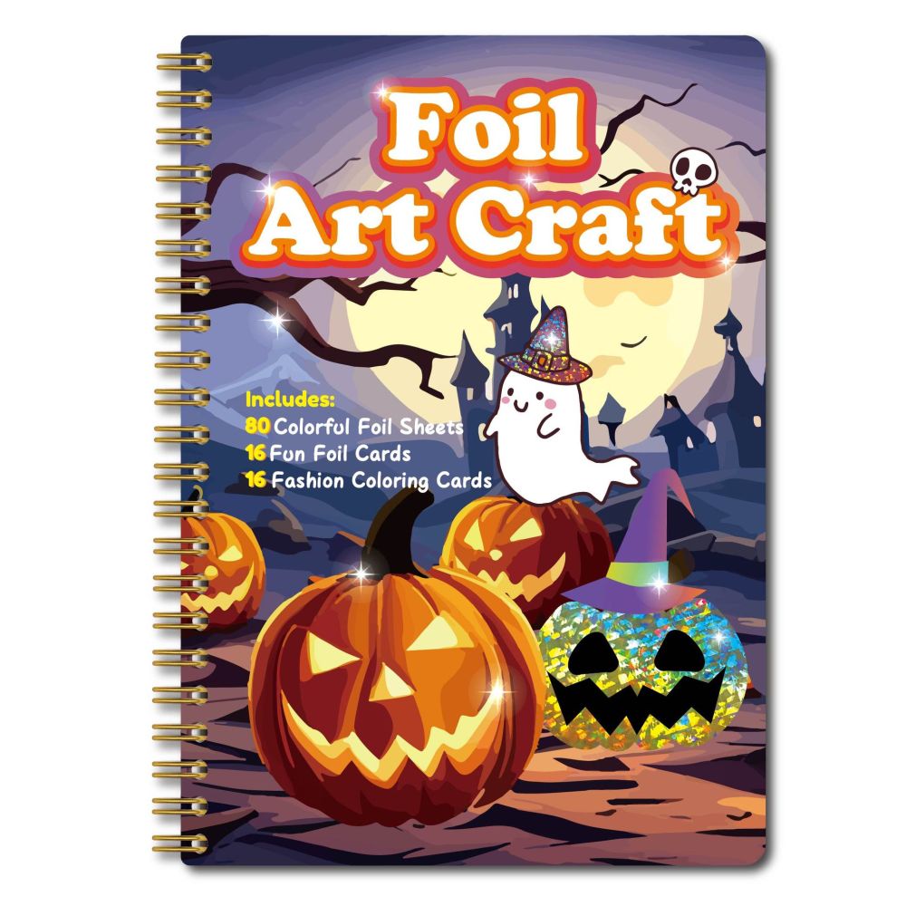 Magical Art Sticker Book for Children Princess and Animal DIY Crafts Spiral Book Colorful Coloring Book Magical Art Painting