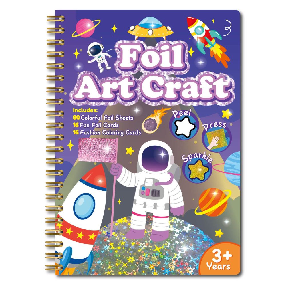 Magical Art Sticker Book for Children Princess and Animal DIY Crafts Spiral Book Colorful Coloring Book Magical Art Painting