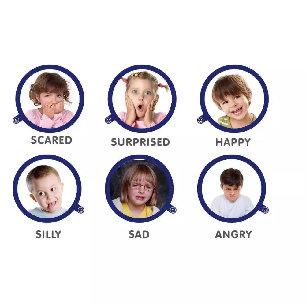Facial expression mirror a children s facial expression recognition mirror toy a small home dressing table and an early childhood education toy for kindergartens image 1