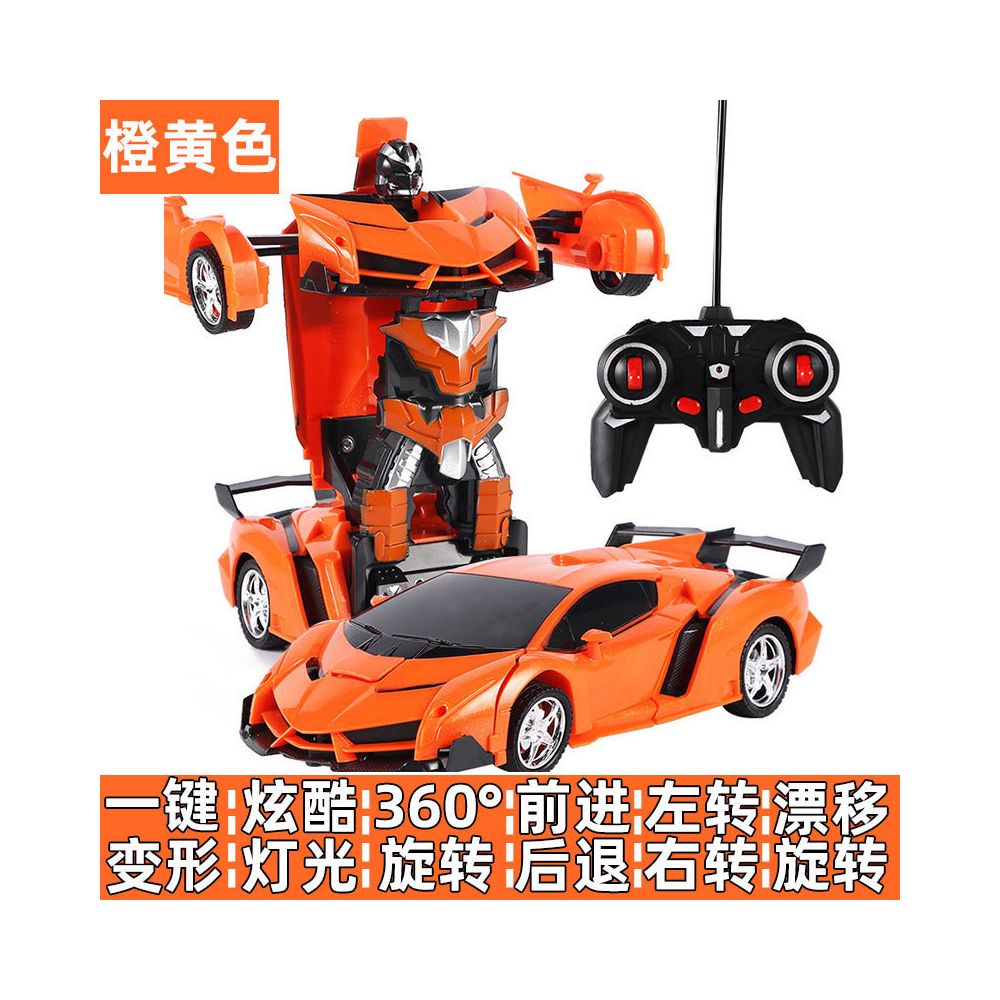 Cross border one click transforming car racing RC wireless remote control car rechargeable electric children s toy sports car model