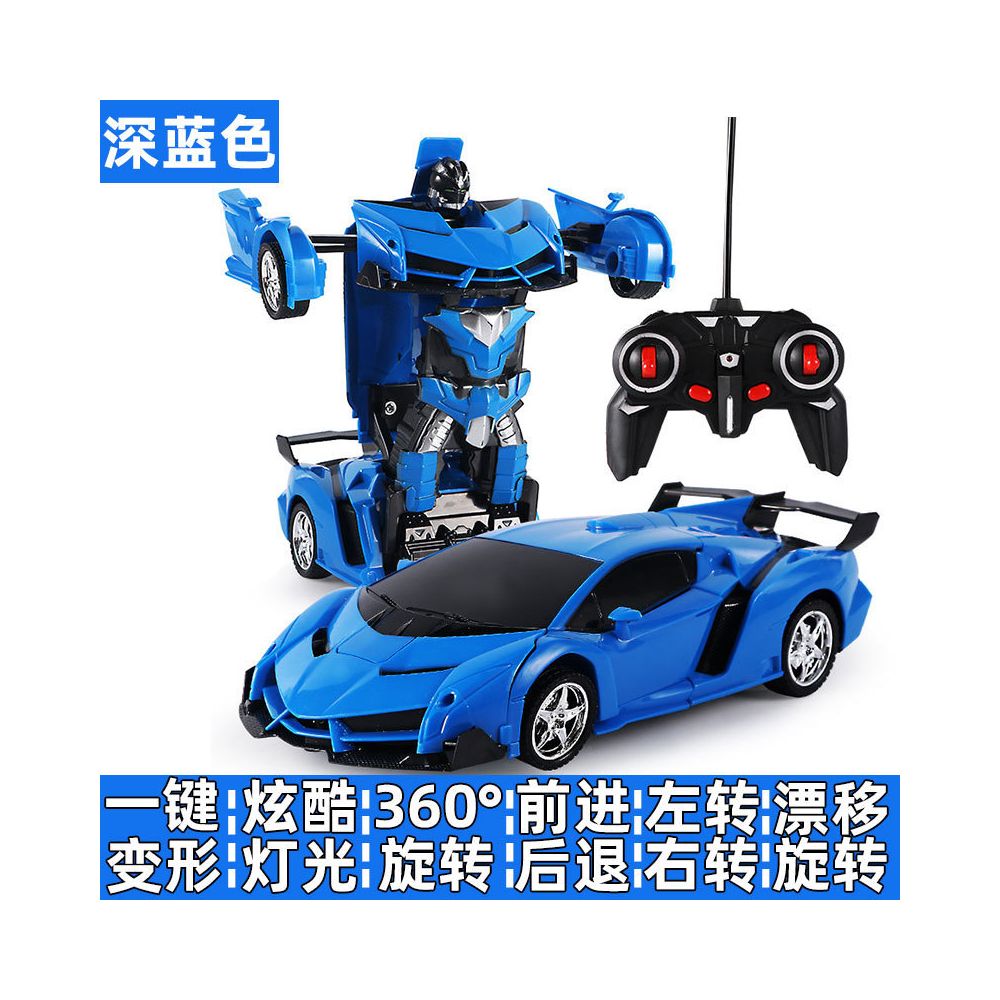 Cross border one click transforming car racing RC wireless remote control car rechargeable electric children s toy sports car model
