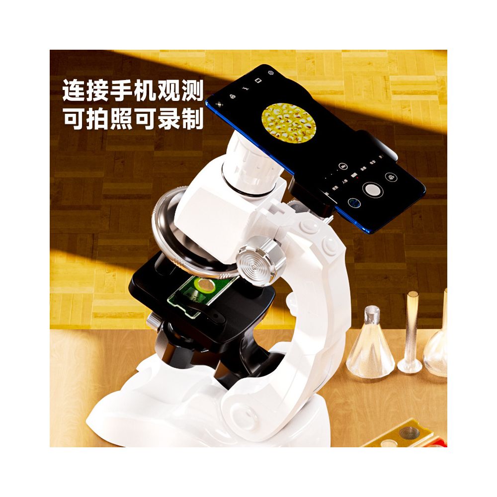 Cross border children s microscope toys science experiment toys for primary and secondary school students portable manufacturers wholesale image 3