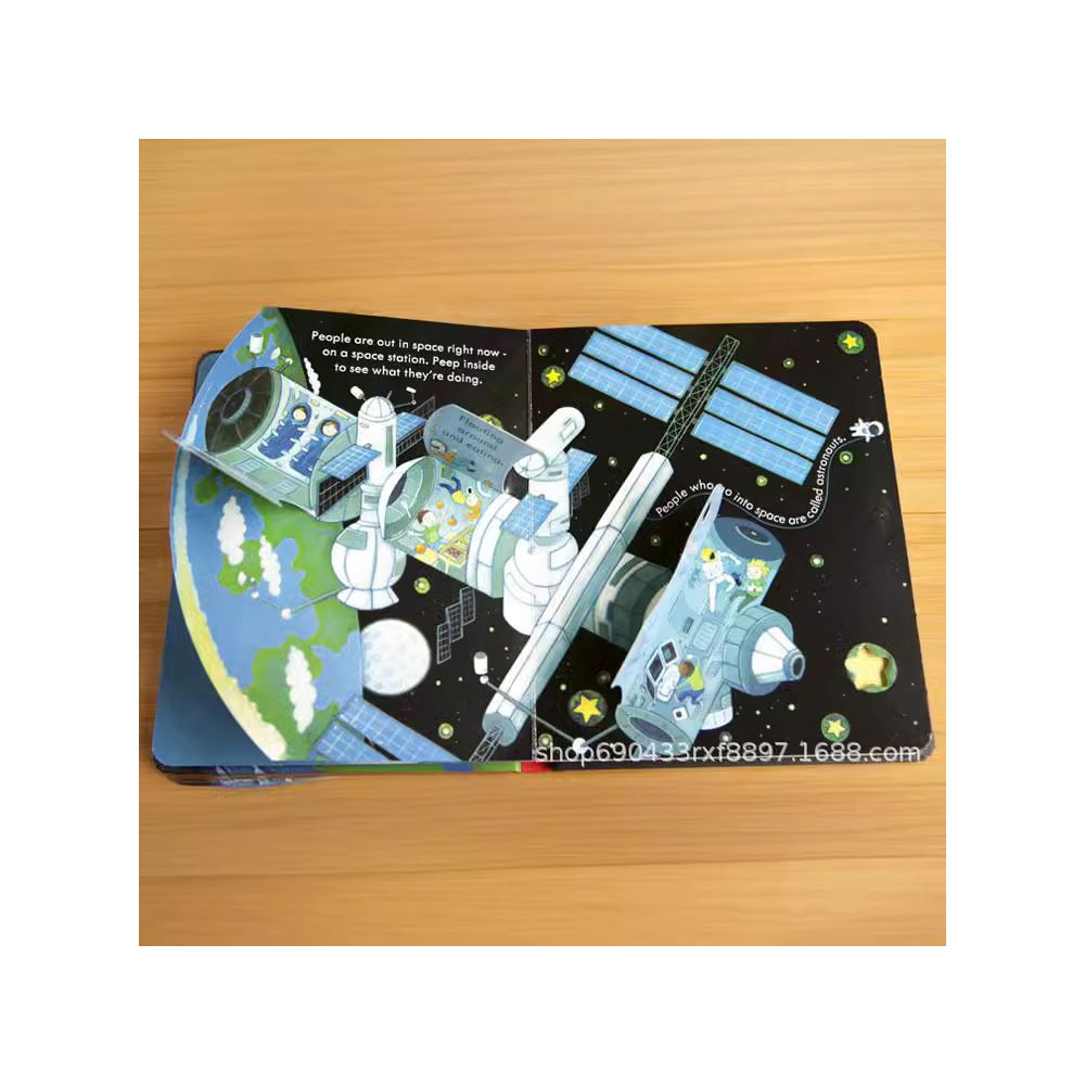 Flip and open toys space airplanes dinosaurs and other educational toys for children and toddlers image 2