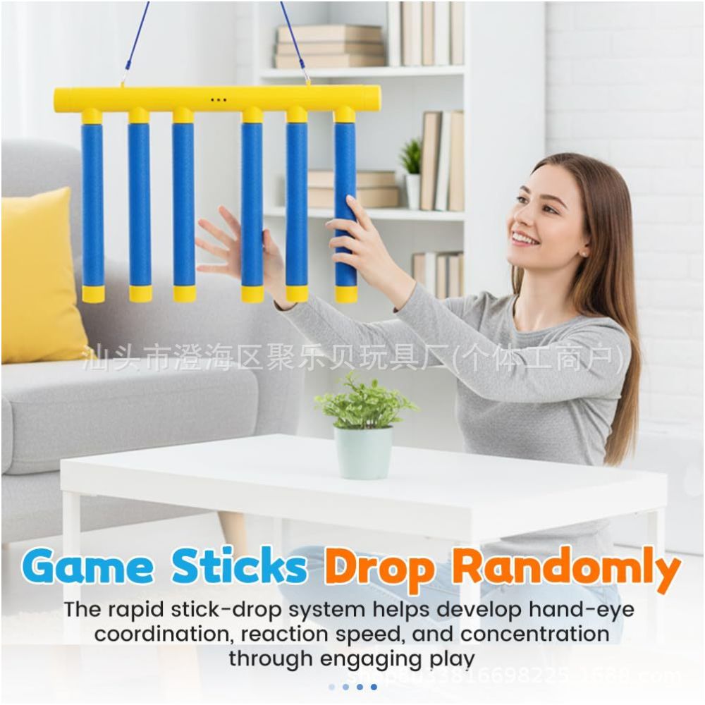 Cross border eye hand grabbing stick machine sensory integration training equipment for children concentration enhancing parent child interactive toys image 2