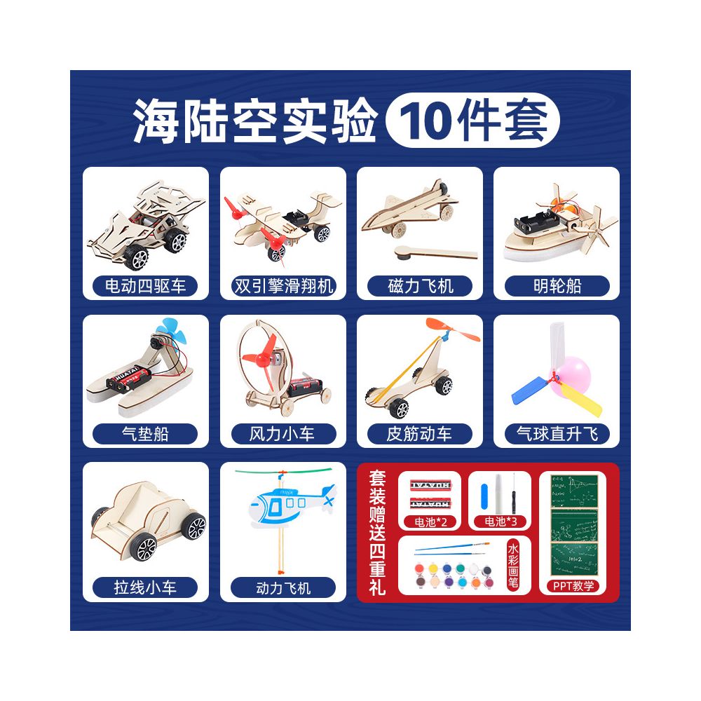 STEM Science Experiment Kit Material Package Toy Technology Toy DIY for Elementary School Students Invention Teaching Aids