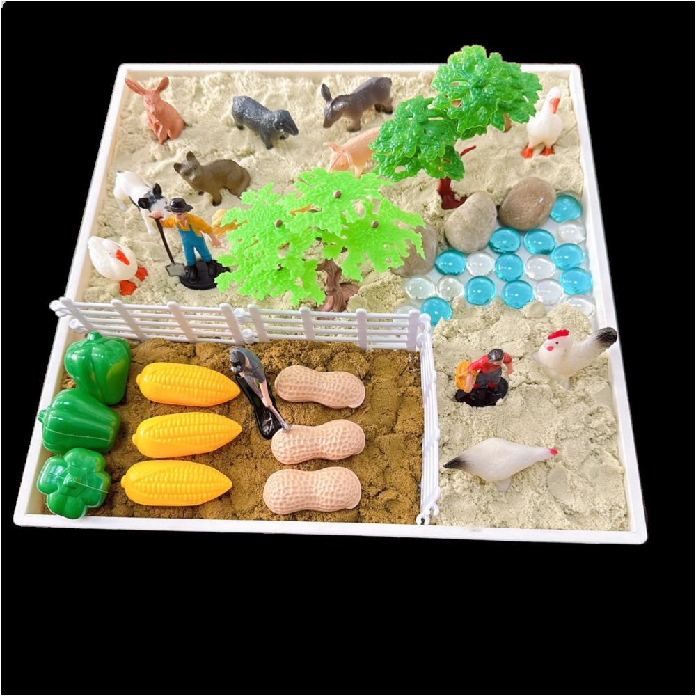 Sensory Sandbox Children s Sandplay DIY Space Toy Sand Early Education Game Bowl Mini World Kindergarten Early Learning Teaching Aids