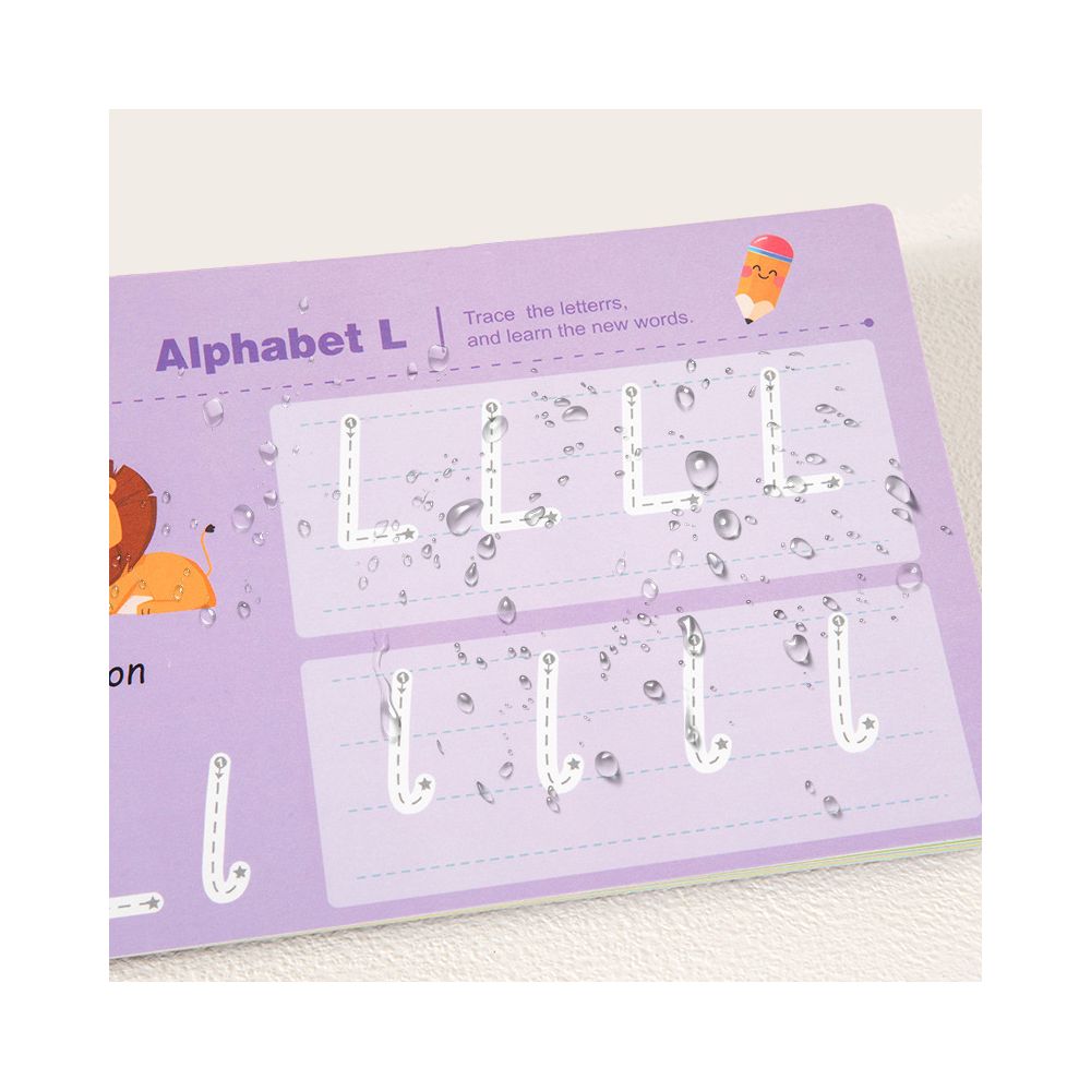 Cross border children s pen control training enlightenment teaching materials early childhood education intellectual water painting book thinking exercise game drawing book image 3