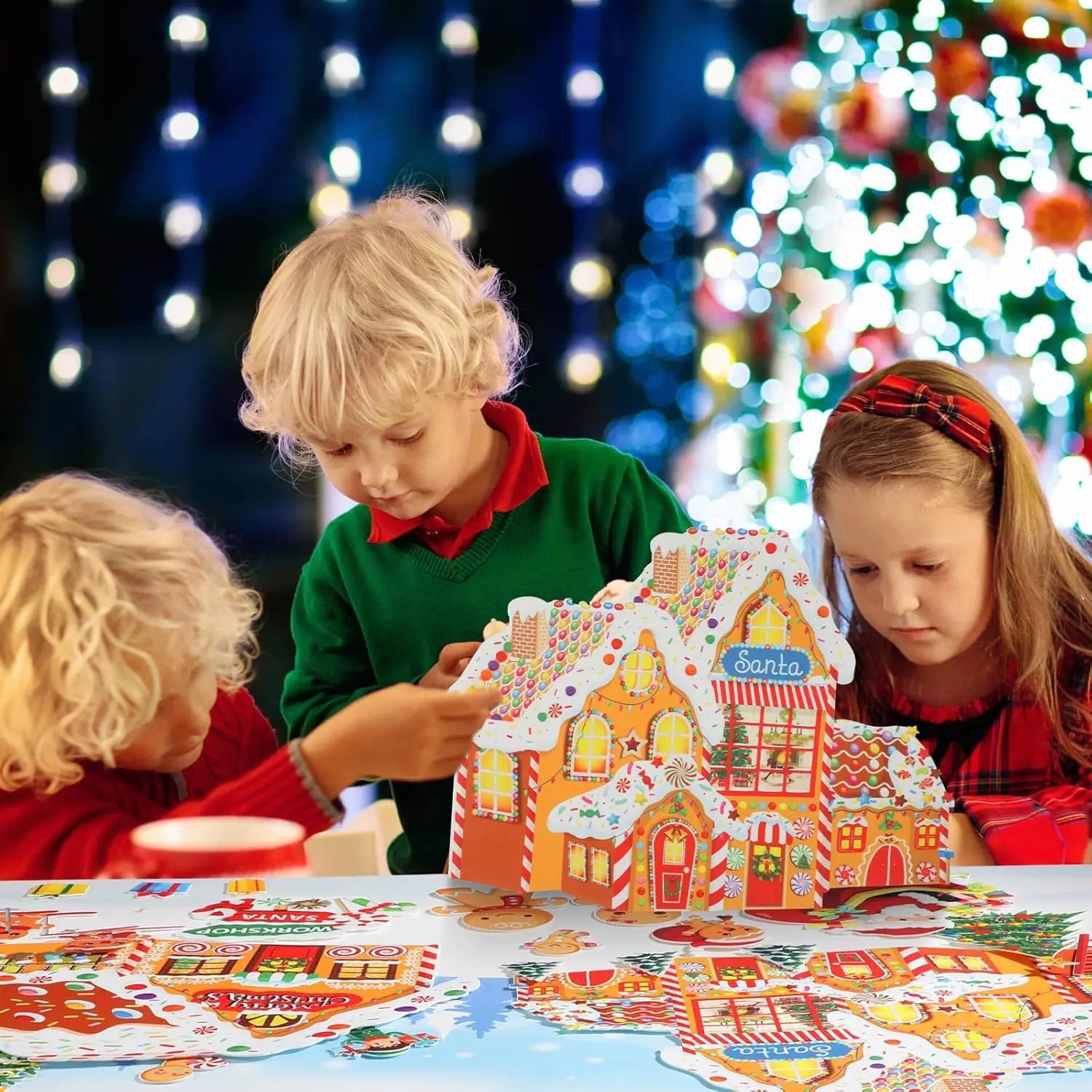 Montessori Felt Calendar Sensory Story Board for Toddlers，Interactive Classroom/Home Early Learning Wall Hanging Gifts