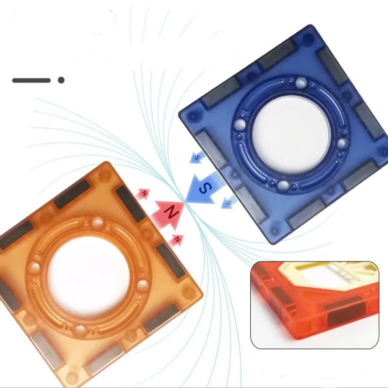 Magnet Maze Ball Track Magnetic Designer Construction Set Model & Building Toy Magnetic Blocks Educational Toys For Children