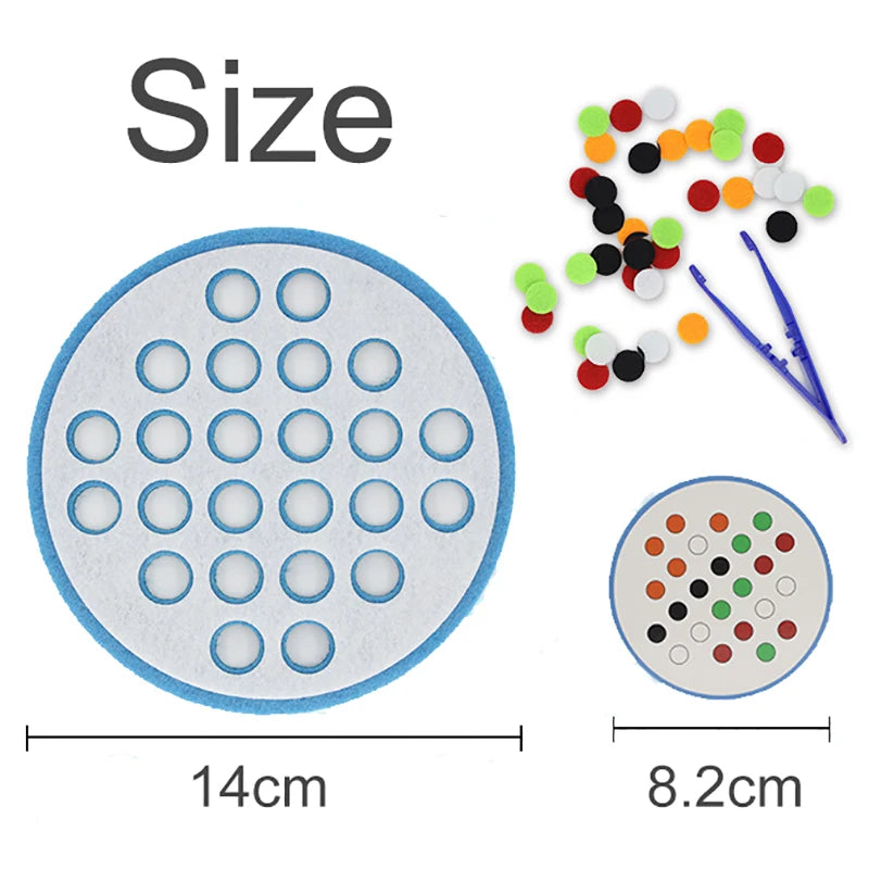 Montessori Didactic Material DIY Math Toy Color Shape Puzzle Matching Game Children Early Educational Learning Toy Teaching Aids