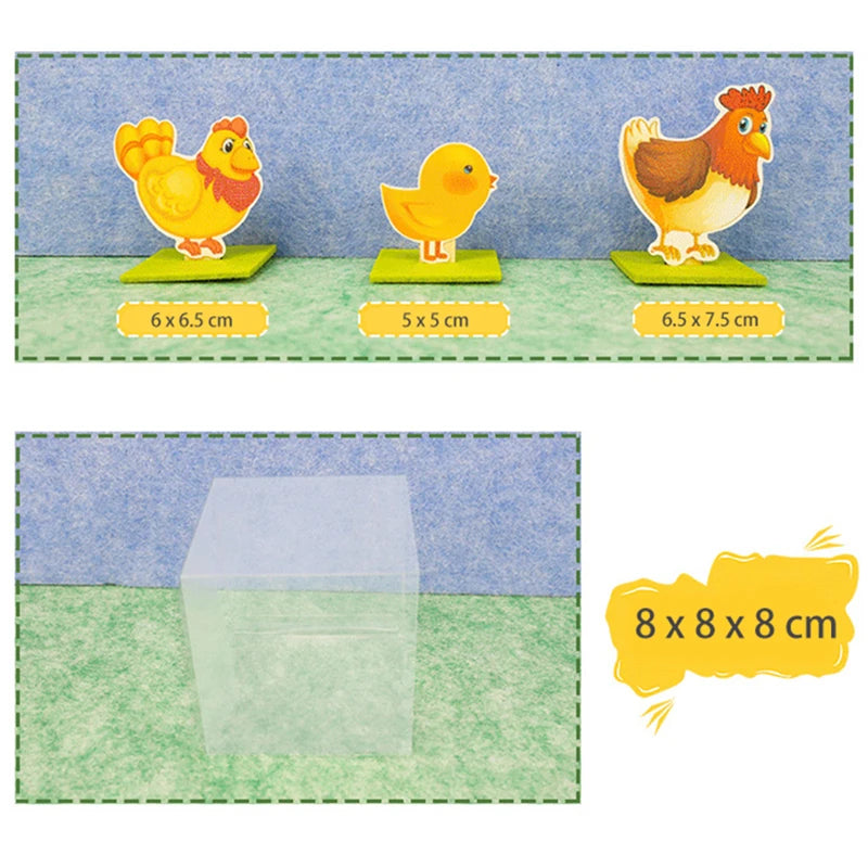 Montessori Didactic Material DIY Math Toy Color Shape Puzzle Matching Game Children Early Educational Learning Toy Teaching Aids