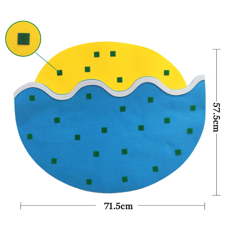 Montessori Didactic Material DIY Math Toy Color Shape Puzzle Matching Game Children Early Educational Learning Toy Teaching Aids