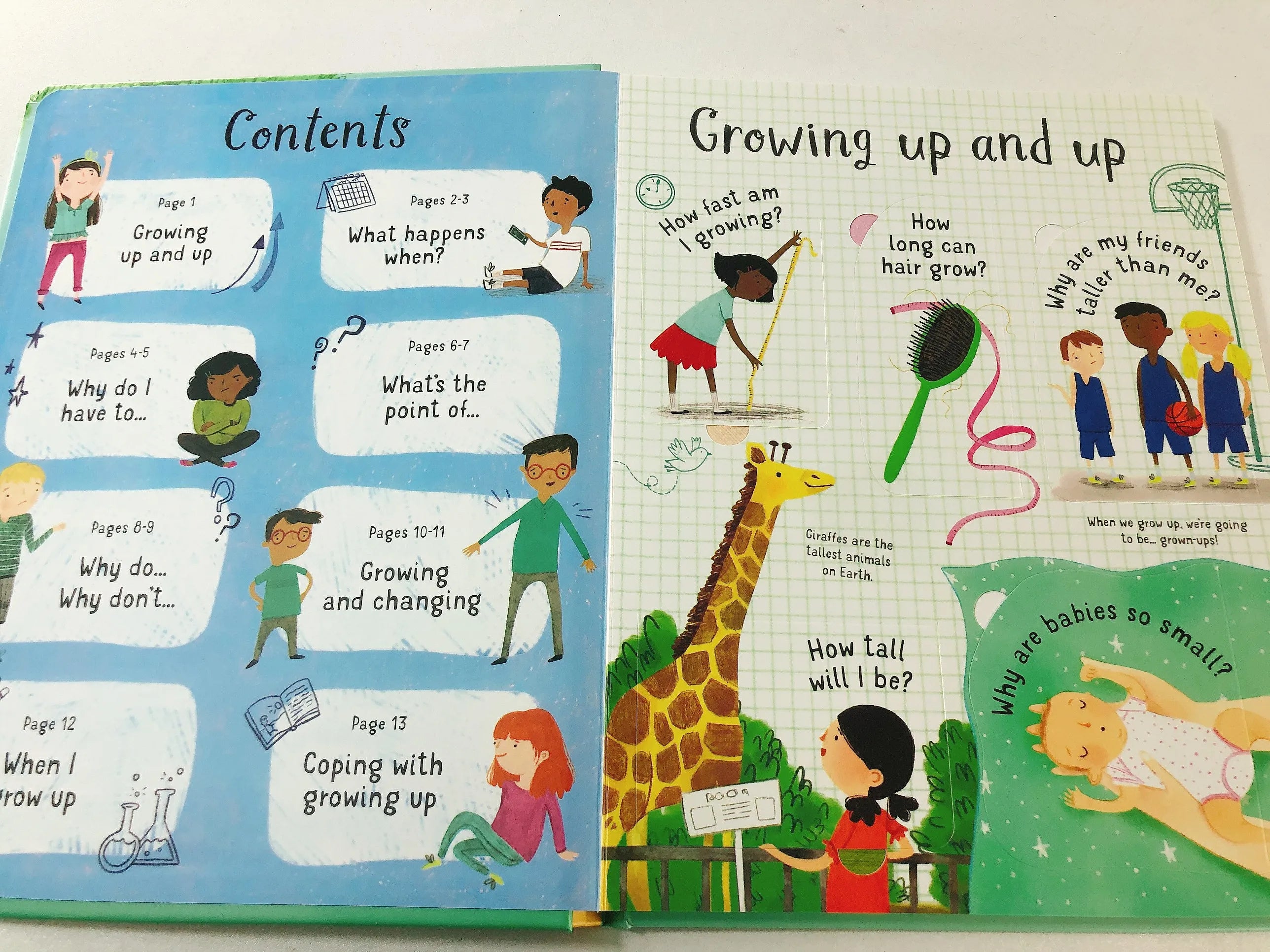 Questions & Answers About Growing Up English 3D Picture Book Kids Children Early Education Enlightenment Books