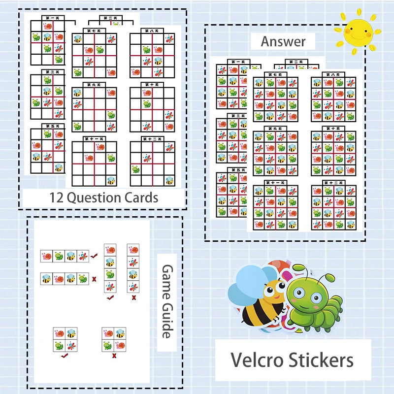 Montessori Didactic Material DIY Math Toy Color Shape Puzzle Matching Game Children Early Educational Learning Toy Teaching Aids