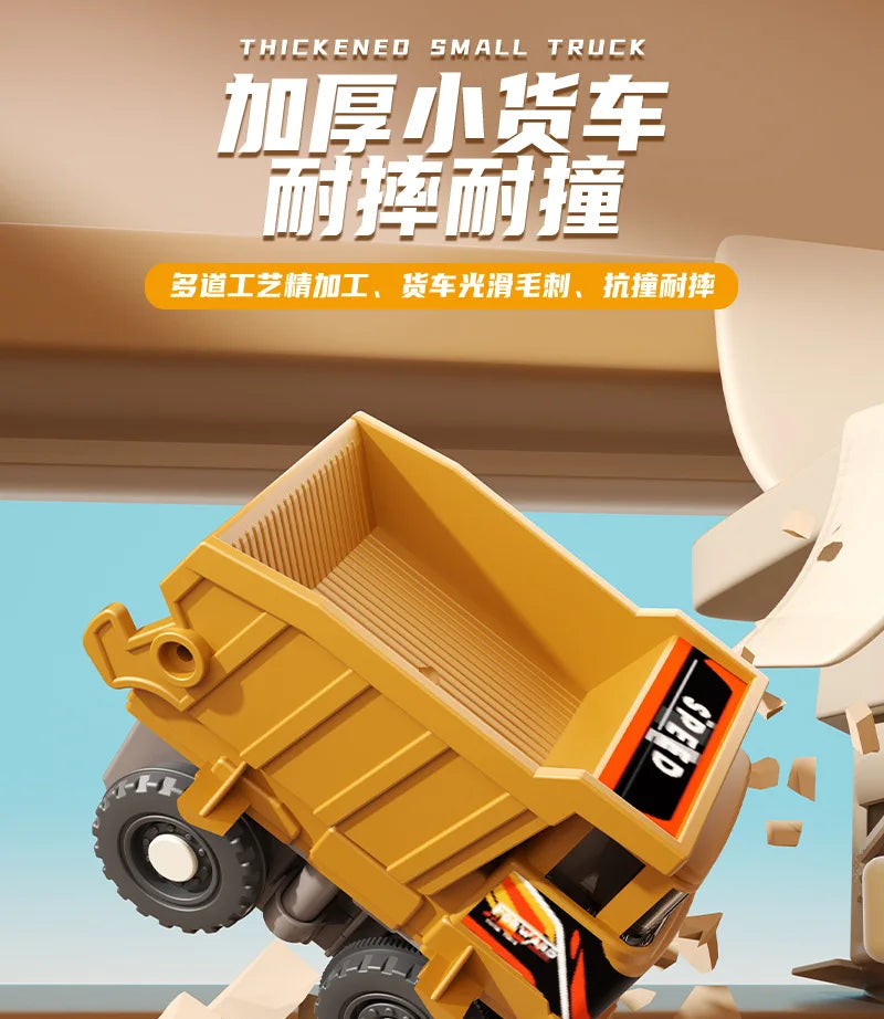 Educational Adventure Track Car Plastic Rolling Ball Engineering Adventure Toy for Kids