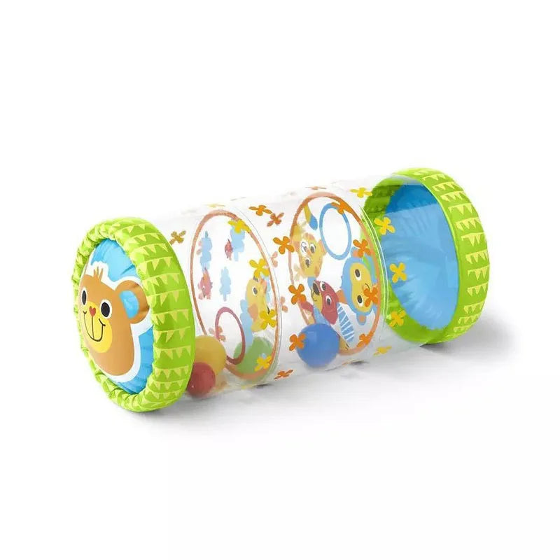 Baby Crawling Roller Montessori Activity Toy with Ball Rattle Games for Babies Development 0 6 12 Months Inflatable Crawling Toy