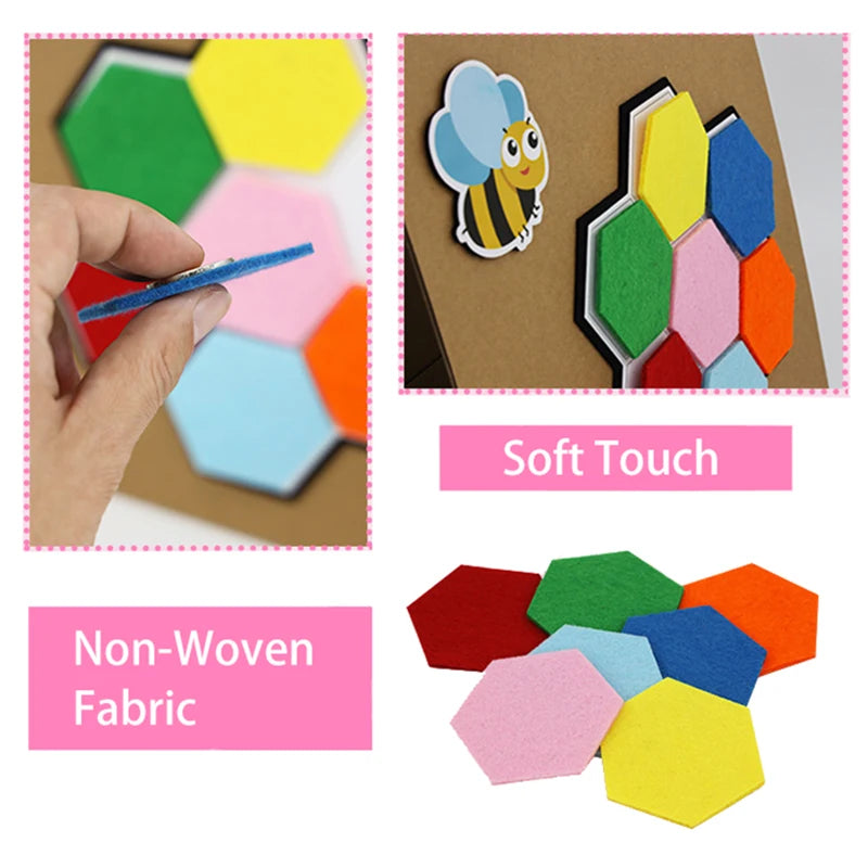 Montessori Didactic Material DIY Math Toy Color Shape Puzzle Matching Game Children Early Educational Learning Toy Teaching Aids