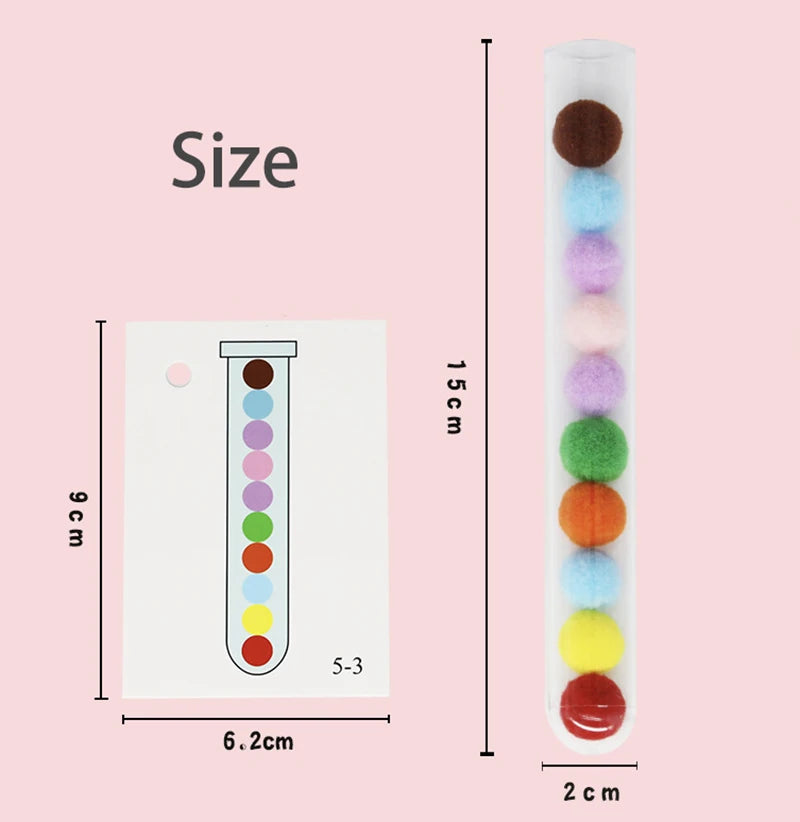 Montessori Didactic Material DIY Math Toy Color Shape Puzzle Matching Game Children Early Educational Learning Toy Teaching Aids
