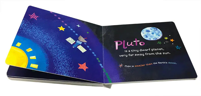 Hello World Solar System Original English Board Book Colouring Activity Science Picture Book for Kids Early Education