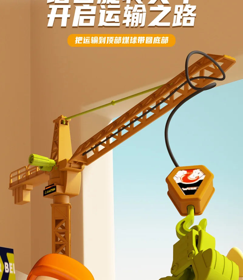 Educational Adventure Track Car Plastic Rolling Ball Engineering Adventure Toy for Kids