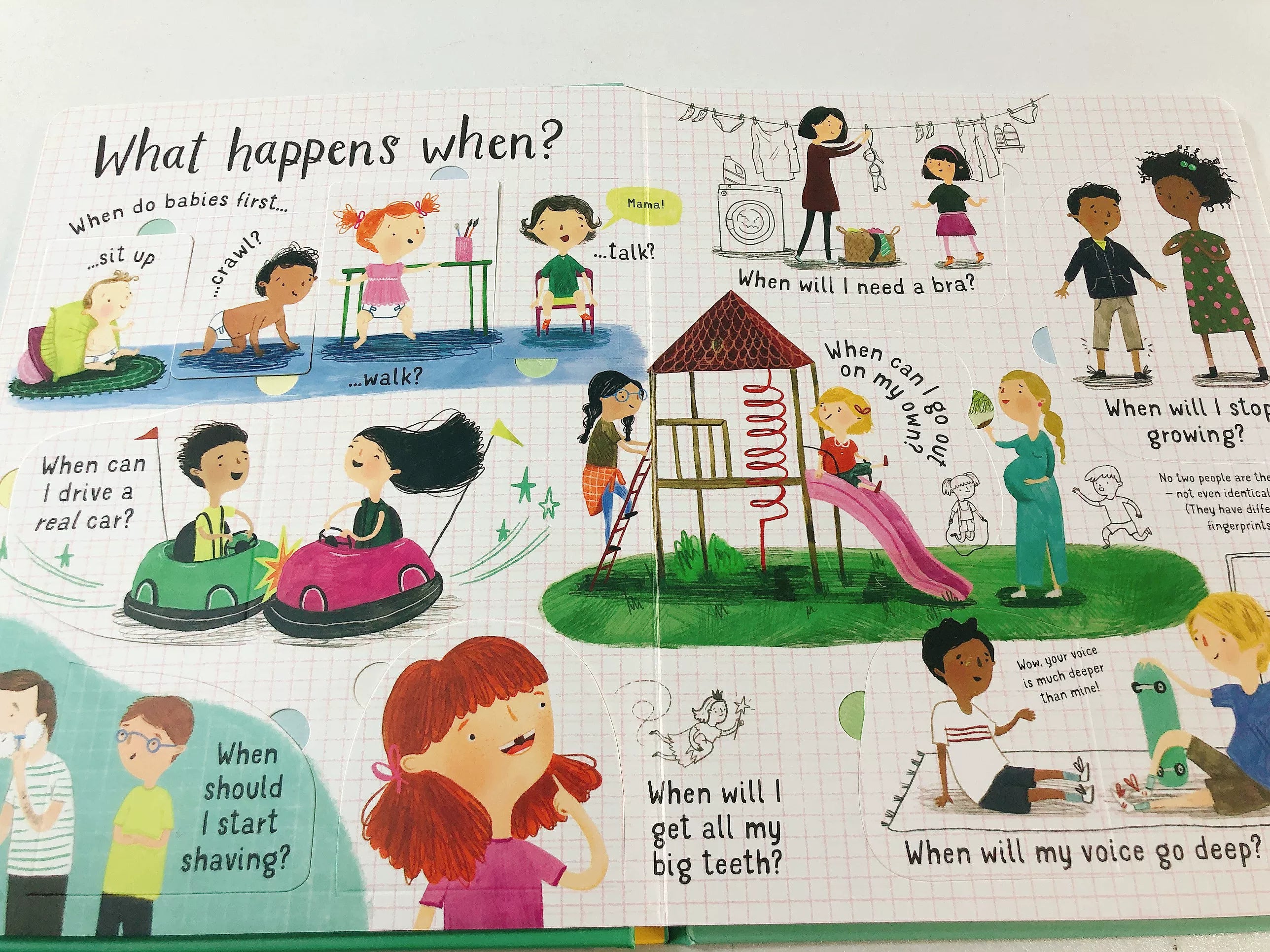 Questions & Answers About Growing Up English 3D Picture Book Kids Children Early Education Enlightenment Books