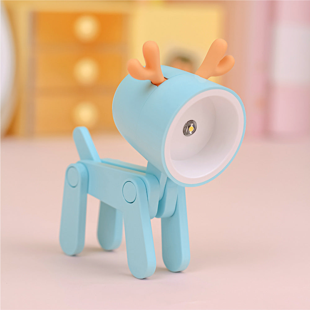New Spotted Puppy Mini Night Light Desktop Lamp DIY Creative Gift Cartoon Ins Girl Cute Ornament