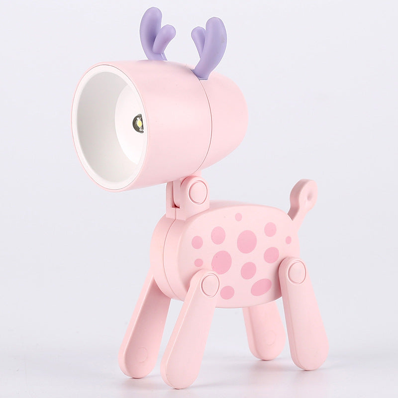 New Spotted Puppy Mini Night Light Desktop Lamp DIY Creative Gift Cartoon Ins Girl Cute Ornament