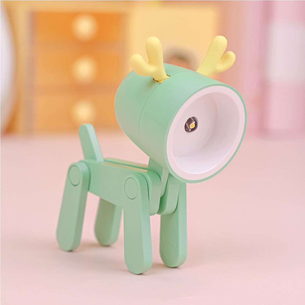 New Spotted Puppy Mini Night Light Desktop Lamp DIY Creative Gift Cartoon Ins Girl Cute Ornament