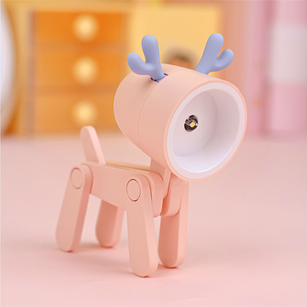 New Spotted Puppy Mini Night Light Desktop Lamp DIY Creative Gift Cartoon Ins Girl Cute Ornament