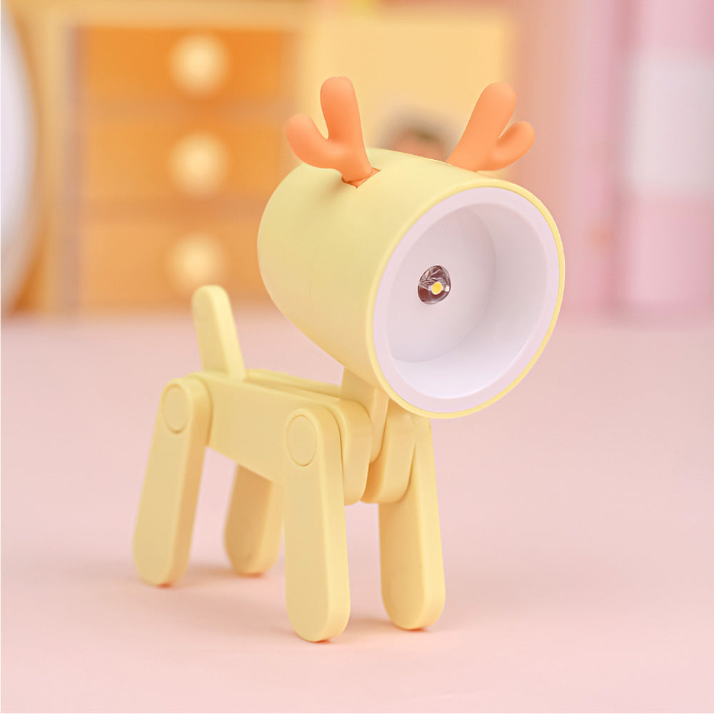 New Spotted Puppy Mini Night Light Desktop Lamp DIY Creative Gift Cartoon Ins Girl Cute Ornament