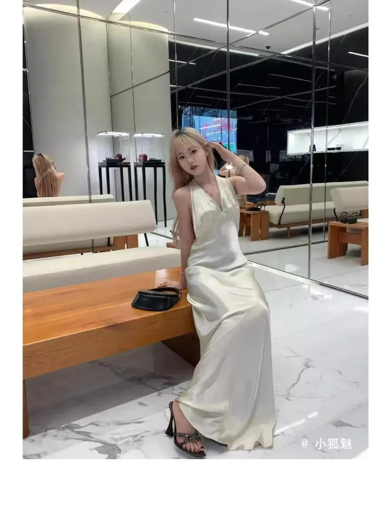 2025 Summer Women's High Heel Sandals Cross Rhinestone Square Head Open Toe Sandals Silk Sexy Stiletto High Heels Mules