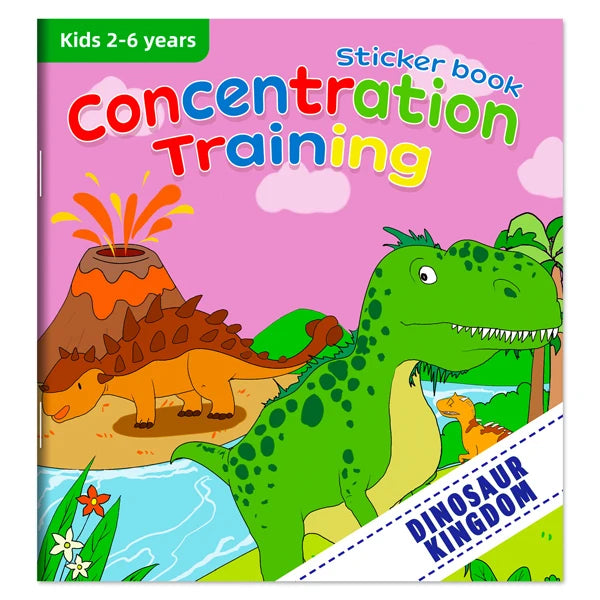 Montessori Toys Cartoon Sticker Books Focus on Potential Development Education Sticker Toys for Children 3-6Y