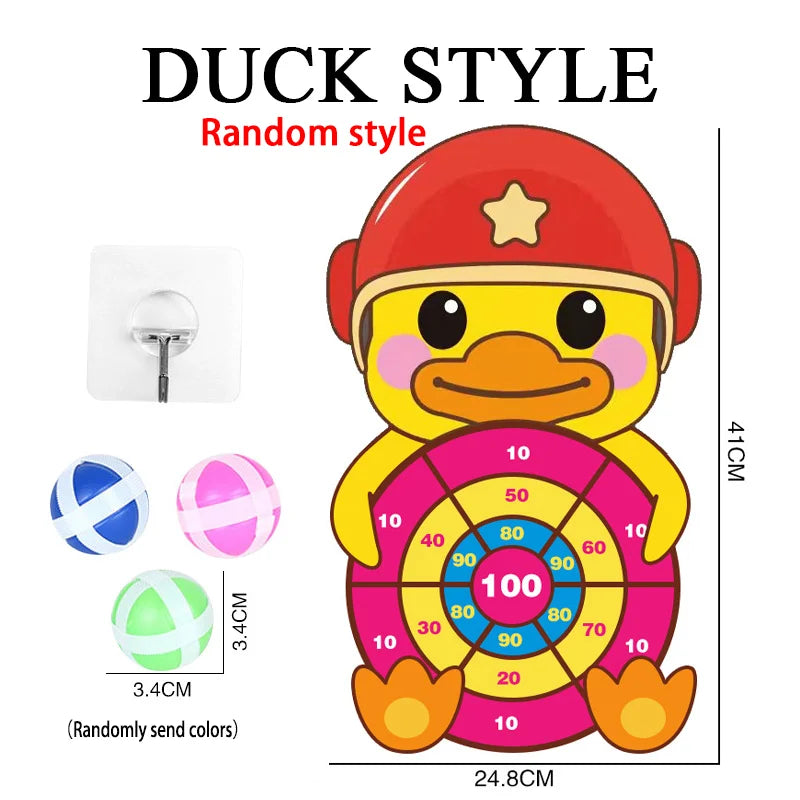 Montessori Dart Board Target Sports Game Toys For Children 4 To 6 Years Old Outdoor Toy Child Indoor Girls Sticky Ball Boys Gift