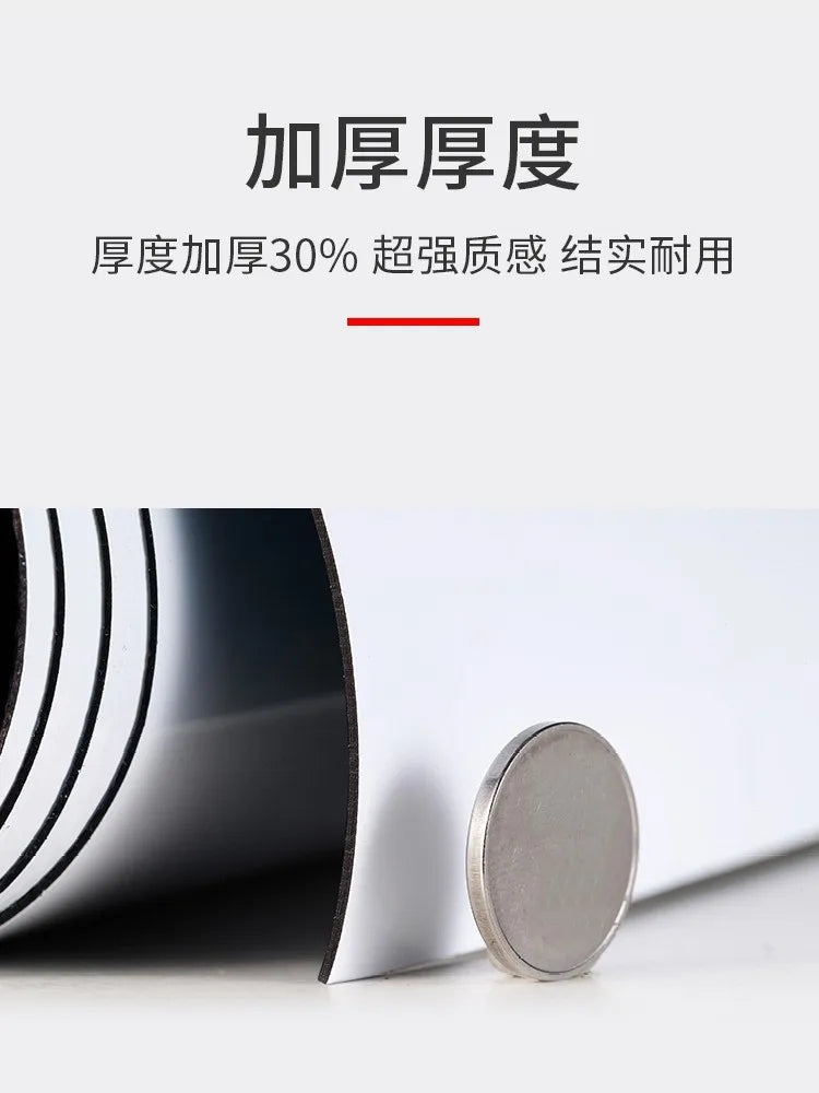 Magnetic Removable Soft Whiteboard Sticker - Erasable Kids Doodle Board for Office Home, No Wall Damage