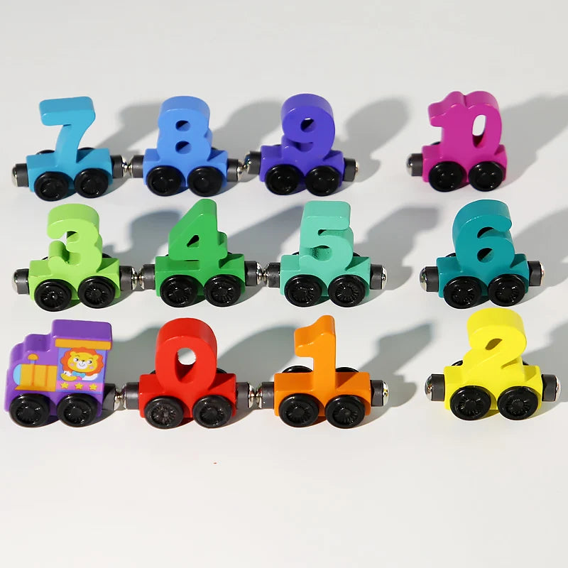 Magnetic Fishing Toys Game Set for Kids Montessori Wooden Cartoon Fishing Rod Educational Toys Birthday Party Toddle Gifts