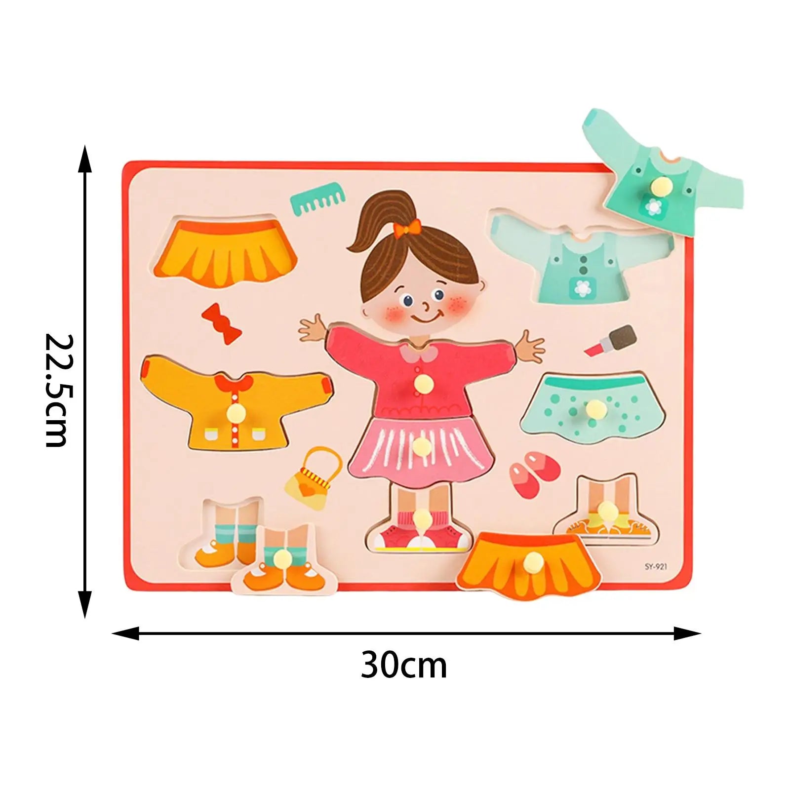 Dress Up Toy Learning Activities Puzzle for Preschool Birthday Gift