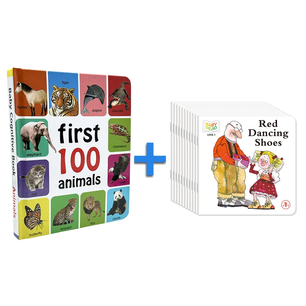 0-2 Years English Children's Cognitive Encyclopedia Enhancing Cognition Children's Early Learning Books Gifts