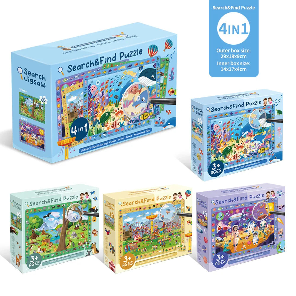 Fun Luminous Puzzles For Kids 70 Piece Creative Floor Puzzles Early Educational Learning Toy For Above 3 Years Kids Boys Girls