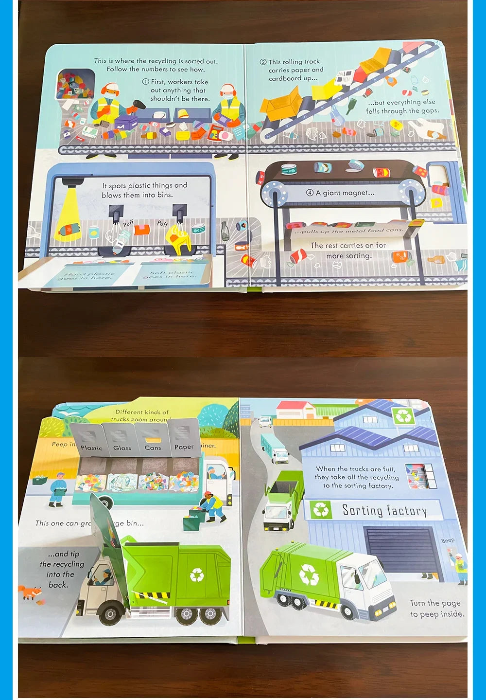 Usborne Peep Inside How Works Series Scientific Knowledge Learning Picture Book in English Daily Bedtime Reading Book