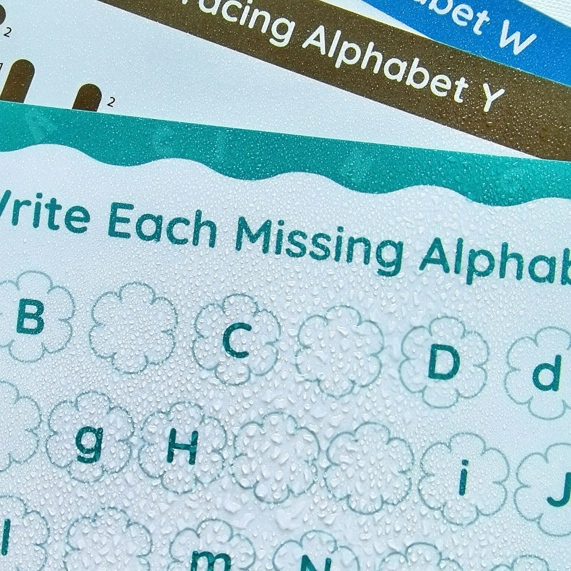 Children's Montessori Early Education Handwriting Exercise Book Reusable Word Writing Practice with Pen Training Card