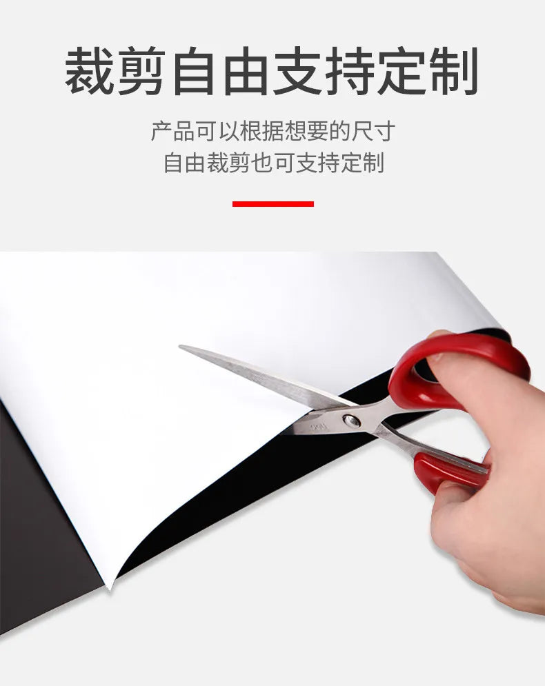 Magnetic Removable Soft Whiteboard Sticker - Erasable Kids Doodle Board for Office Home, No Wall Damage